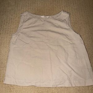 Uniqlo Women's Light Beige Tank Top